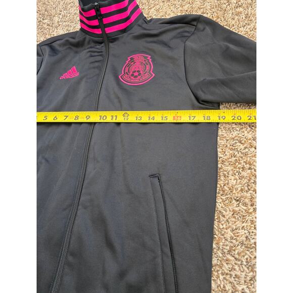 Adidas Mexico National Team Track Jacket Black Pink Men's S - 2020 FH7838 - Picture 7 of 10